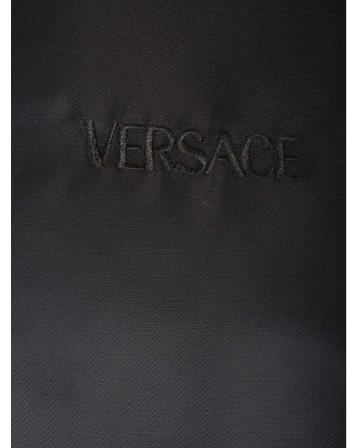 Versace Black City Lights Bomber Jacket for men