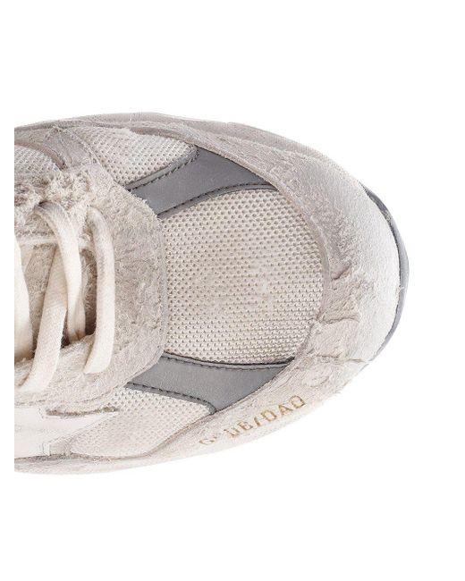 Golden Goose Deluxe Brand White/grey "dad-star" Sneakers