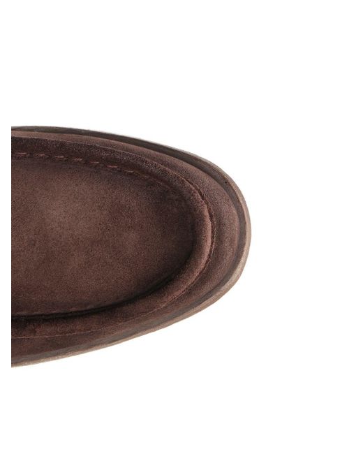 Corvari Brown Suede Moccasin