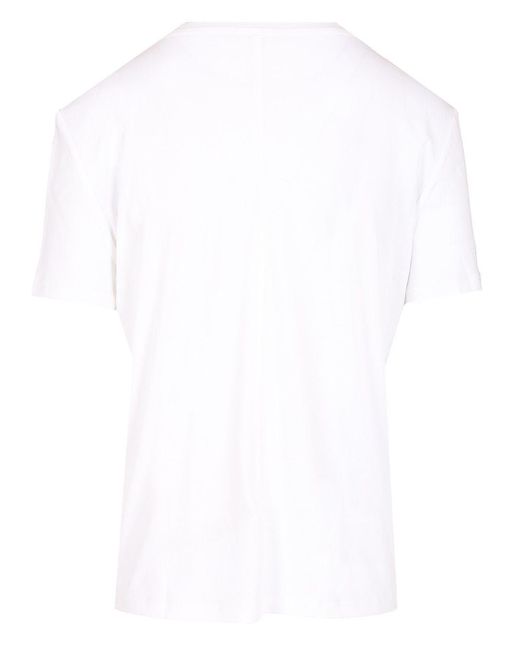 The Row White "wesler" T-shirt