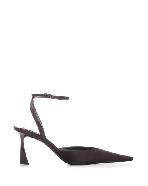 Saint Laurent White Aimée Pumps