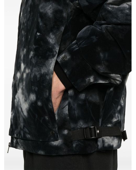Y-3 Black And Camouflage Jacket Duvets And Padded Items for men