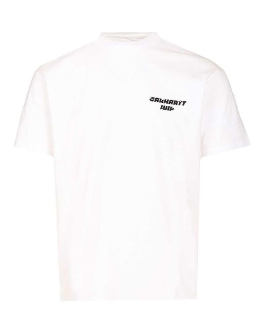 Carhartt White "wiptopia" T-shirt