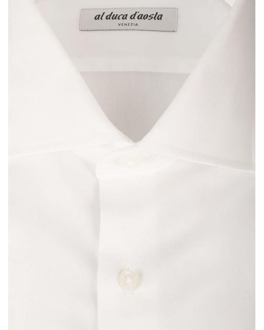 Al Duca D'aosta Classic White Shirt for men