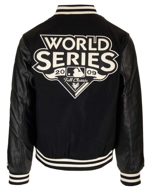 KTZ Black Varsity New York Yankees Jacket for men