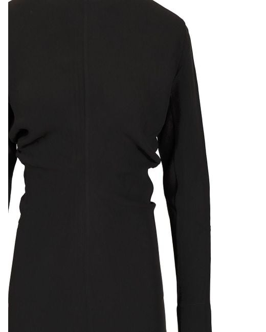 Totême  Black Long Sleeve Dress