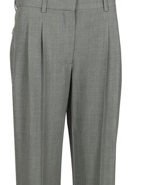 The Row Gray Tailored Trousers
