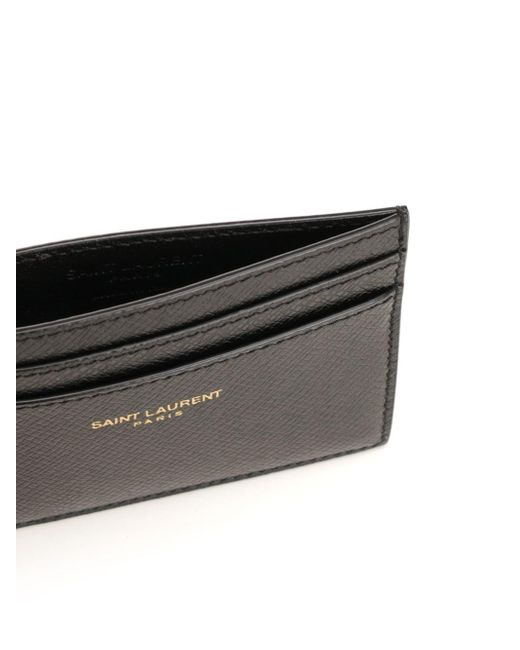 Saint Laurent Black Calfskin Card Holder