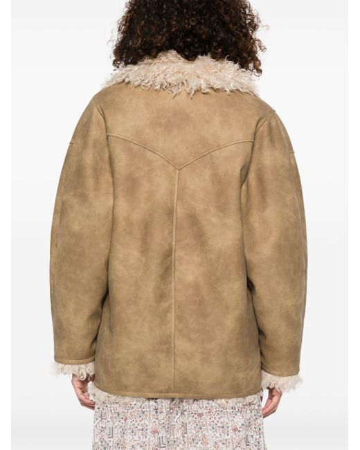Isabel Marant Brown "clea" Coat