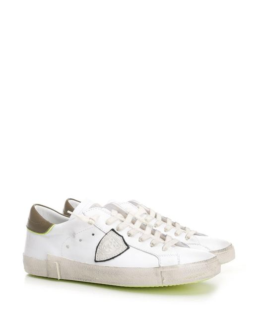 Philippe Model White Low "prsx" Sneaker