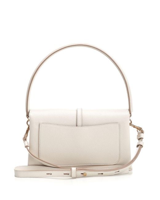 Tod's White Mini T Timeless Shoulder Bag