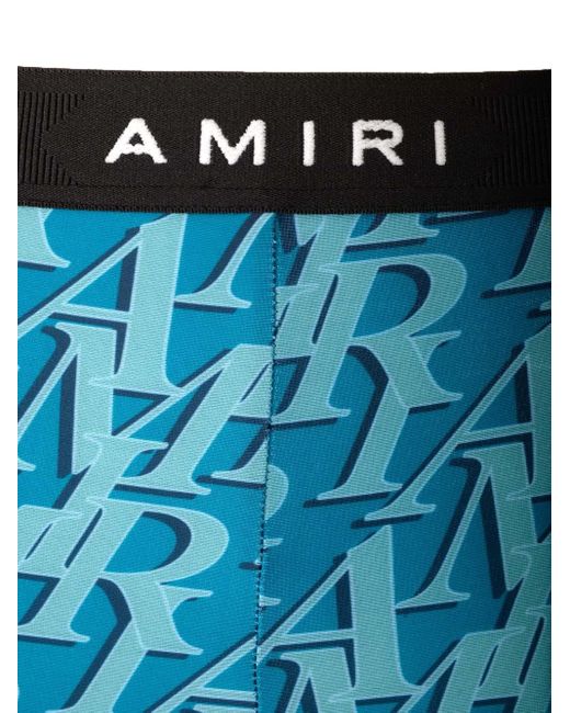 Amiri Blue Singature Leggings