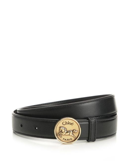 Chloé Gray Chloé Horse Medal Belts