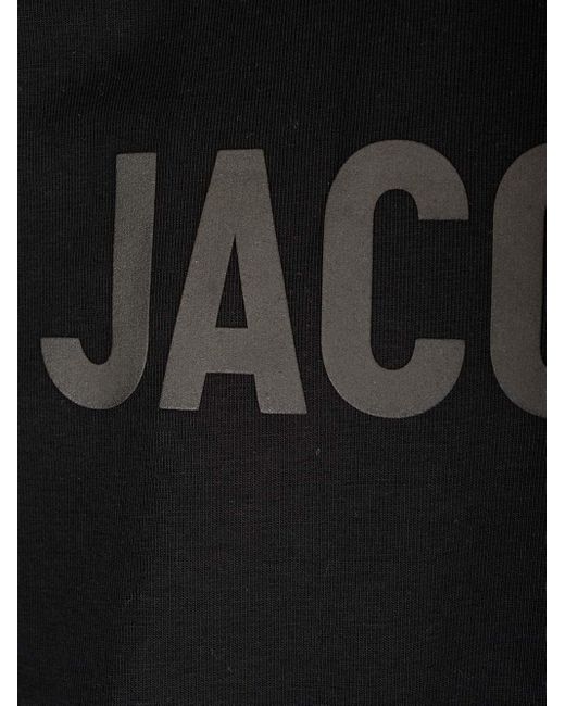 Jacquemus Le T-shirt Typo T-shirt Black In Cotton