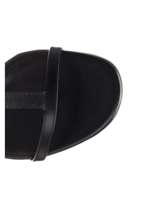 Alexander McQueen Black Sandali "harness
