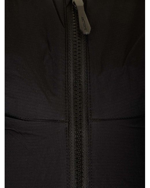 Arc'teryx Black "atom" Sweatshirt With Hood for men
