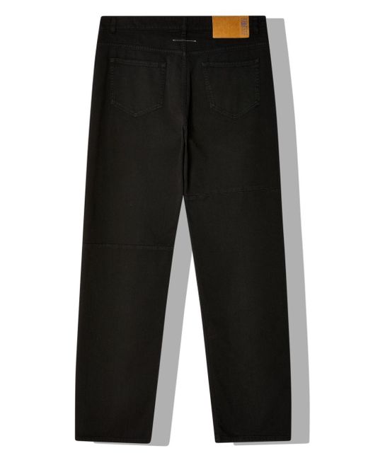 MM6 by Maison Martin Margiela Bull 5 Pocket Jeans In Black Denim for men