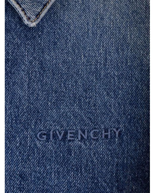 Givenchy Light Blue Denim Vest for men
