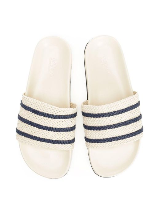 Adidas White Wales Bonner "adilette" Slipper