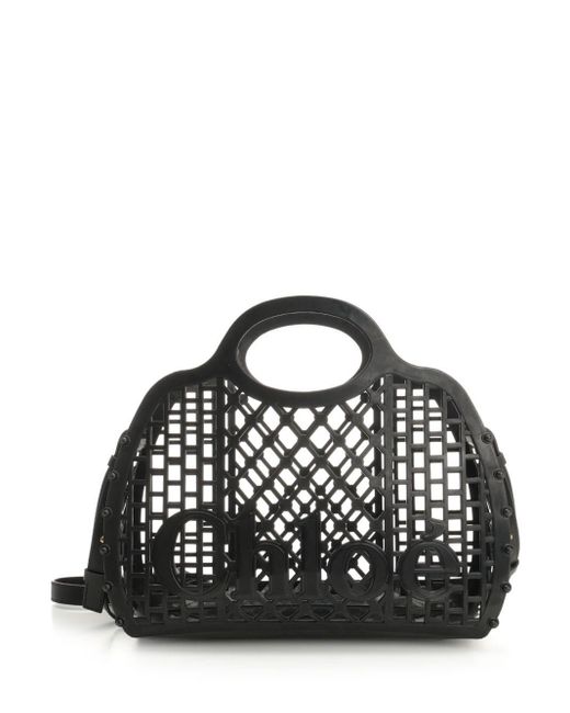Chloé Black "chloé Cage" Tote Bag