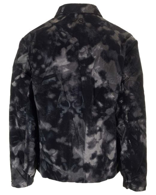 Y-3 Black And Camouflage Jacket Duvets And Padded Items for men