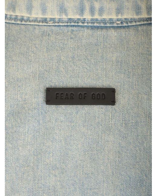 Fear Of God Green "collection 8" Denim Shirt for men