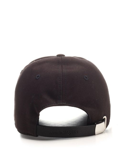 Alexander McQueen Black Baseball Hat