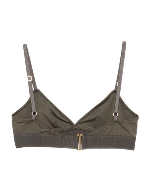 Tom Ford Brown Triangle-Shape Bra