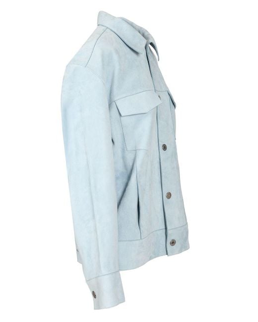 AMI Blue Suede Jacket