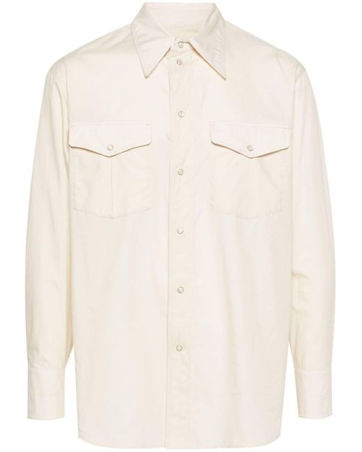 Lemaire Natural Western Style Shirt for men