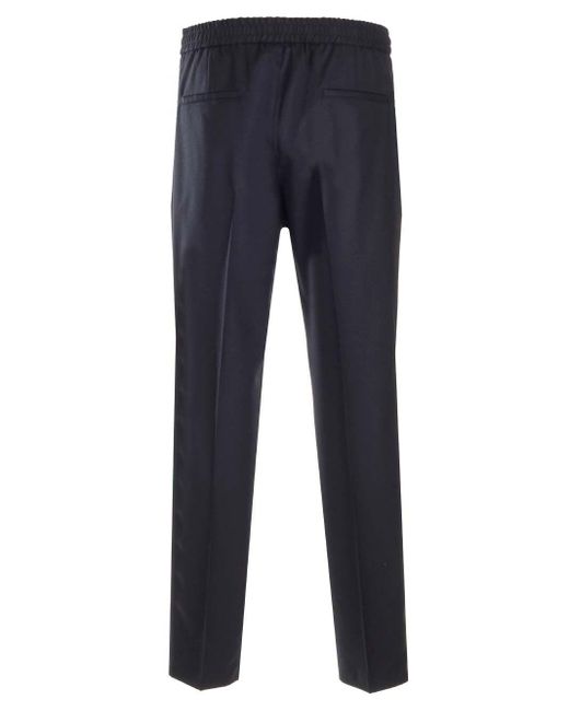 Brunello Cucinelli Blue Leisure Fit Trousers for men
