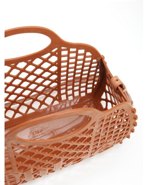 Chloé Brown "chloé Cage" Tote Bag