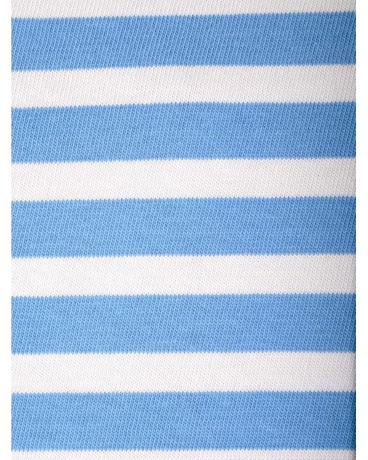 Maison Kitsuné Blue Long Sleeves T-shirt