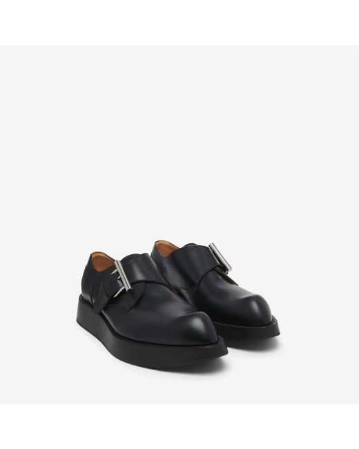 Alexander McQueen Black T-Bar Creeper for men