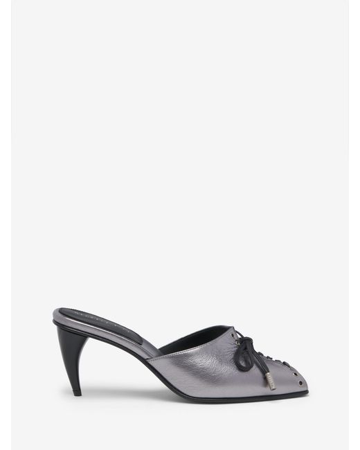 McQueen White Lexie Mule