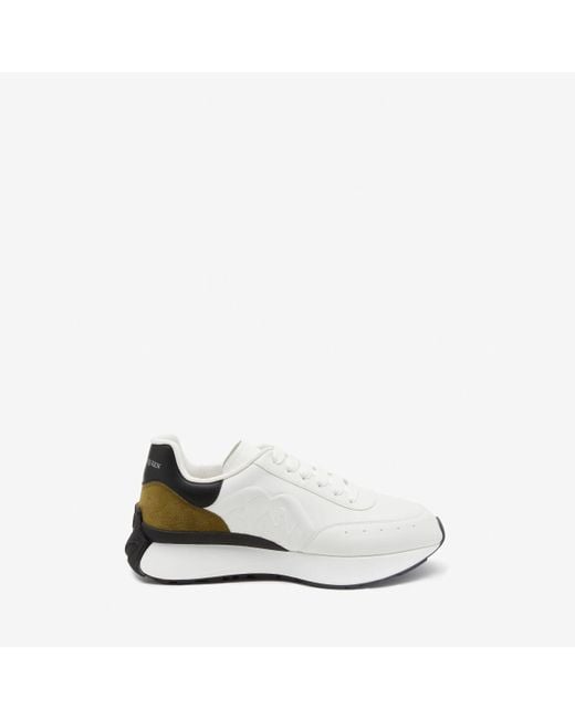 Alexander McQueen White Sprint Runner for men