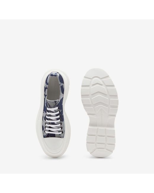 Chaussures à lacets tread slick Alexander McQueen pour homme en coloris White