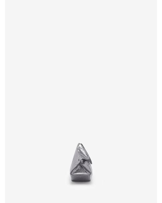 McQueen White Manta Clutch
