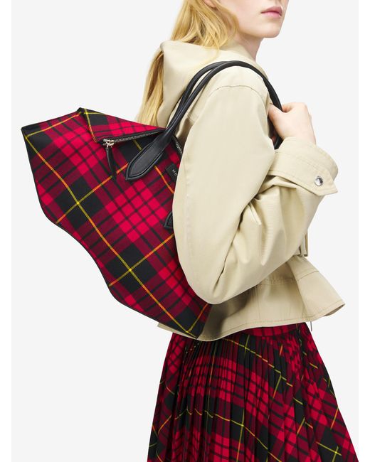 Alexander McQueen Red Manta Bag