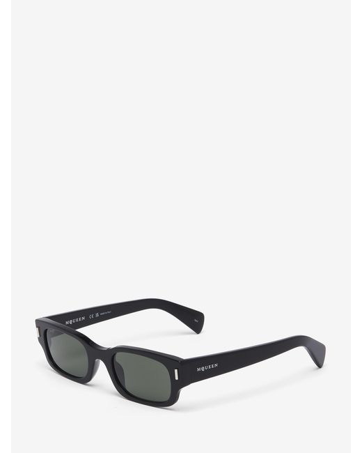 McQueen Gray T-Bar Rivet Panthos Sunglasses