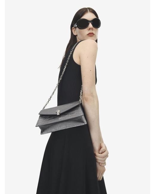 McQueen Gray Skull Mini