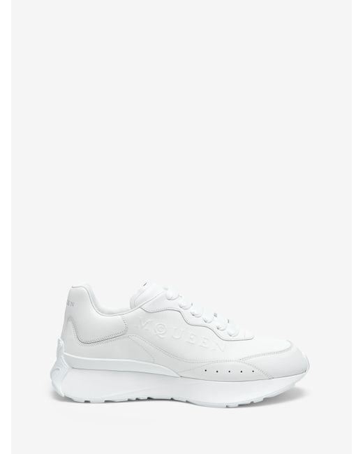 Alexander McQueen White Sprint Runner for men