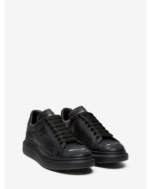 McQueen Black Oversized Sneaker for men