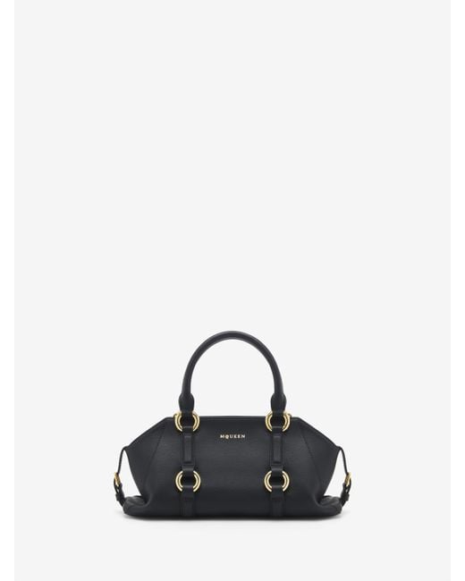Borsa Farringdon Piccola di Alexander McQueen in Black
