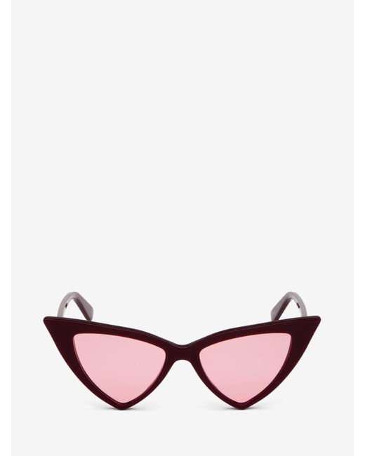 Occhiali Da Sole Spike di Alexander McQueen in Pink
