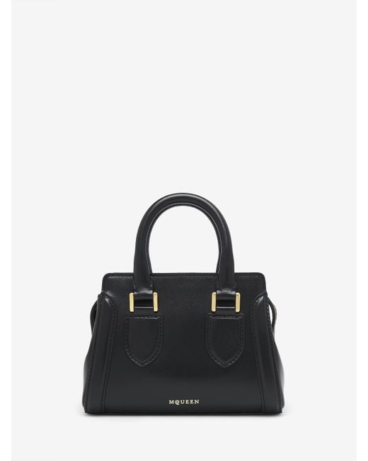 Alexander McQueen Black Mini Birdee Tasche