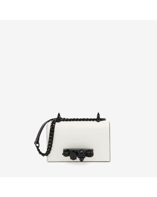 Alexander McQueen Multicolor Mini jewelled satchel
