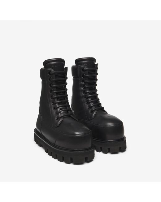ALEXANDER McQUEEN Parachuteレースアップアンクルブーツ メンズ McQueen パラシュート アンクルブーツ ブラック | Lyst