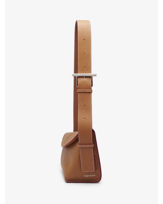 Alexander McQueen White Large T-Bar Sling Bag