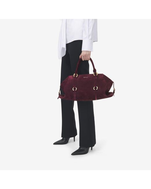 Alexander McQueen Purple Farringdon Bag